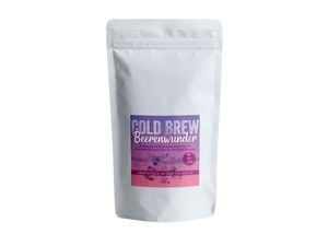 Produktbild von Cold Brew Eistee mit Brombeere Himbeere Geschmack
