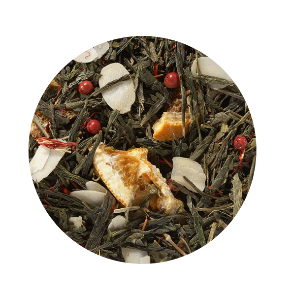 Grüntee Mandel Orange