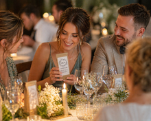 Laden Sie das Bild in den Galerie-Viewer, Personalisiertes Gastgeschenk Hochzeit: Tee mit Namen &amp; Datum | 25-100 Stück